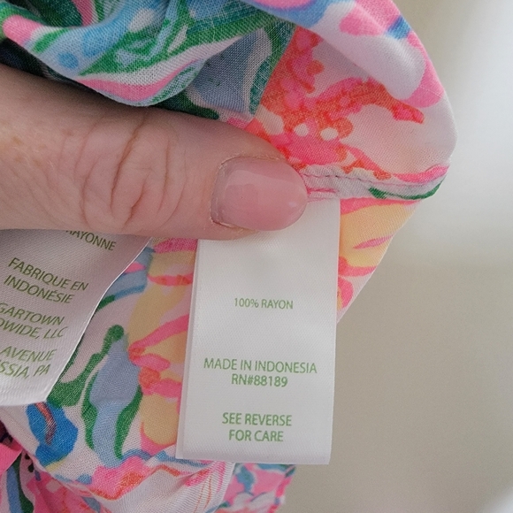 NWT Lilly Pulitzer Natalie cover up shirt dress journey to the jungle medium - Picture 5 of 6